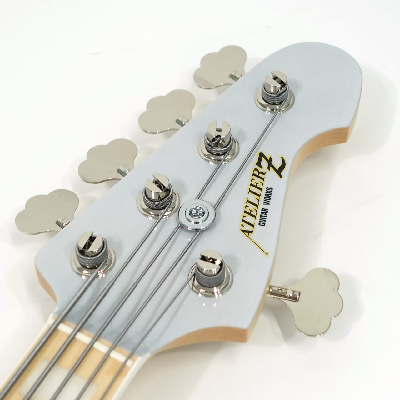 ベース Hiraw510 ATELIER Z Beta 5 CUSTOM Trans White MH / M 国産 5弦ベース