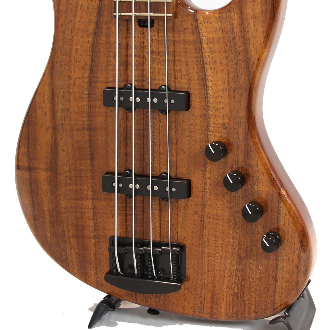 Kikuchi Guitars Custom 4st J Bass Flame Koa Top Natural 国産