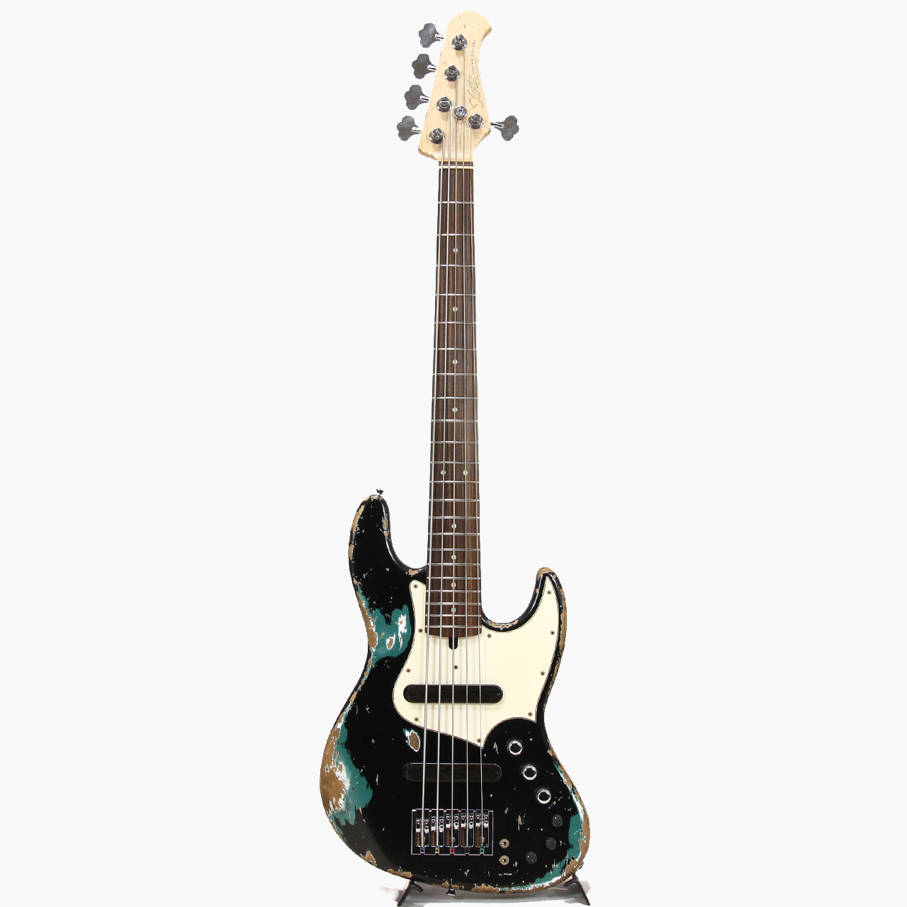 Xotic エキゾチック XJ-1T 5ST Black over Sherwood Green Heavy Aged