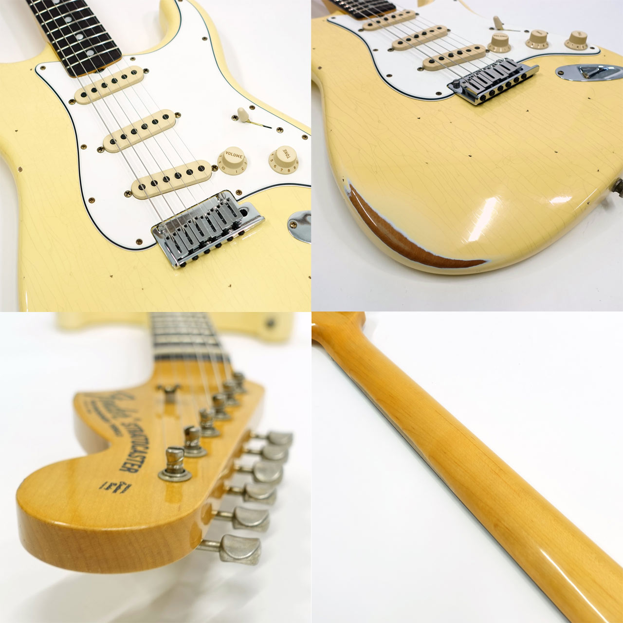 Fender Custom Shop Stratocaster Pro 2025 Relic Aged Vintage White