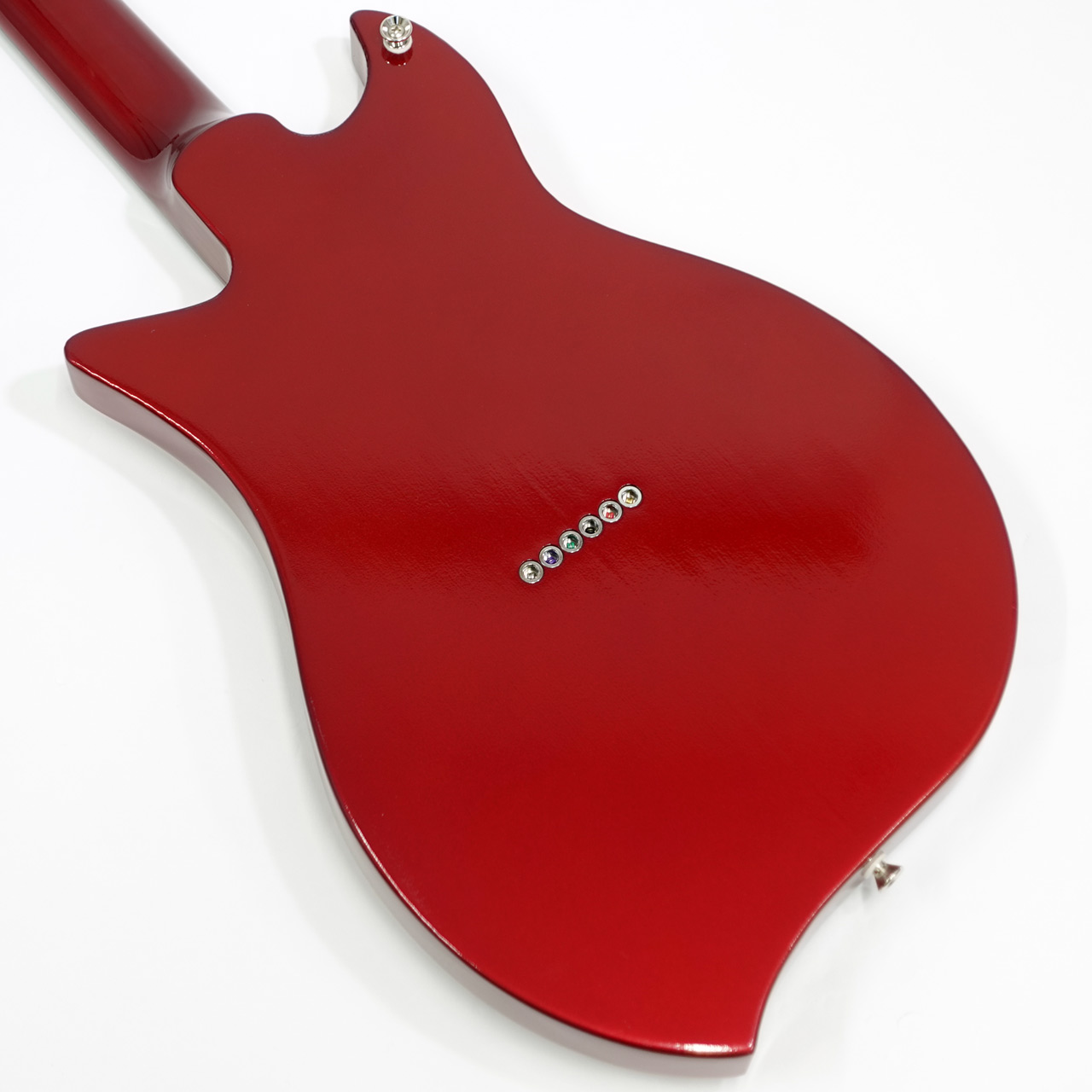 ぺ*ん様 ハンドメイドギター　ウォルナット　ジャンク DST-Hollow22 5A Quilt Maple Honduras Mahogany ~Trans Blue