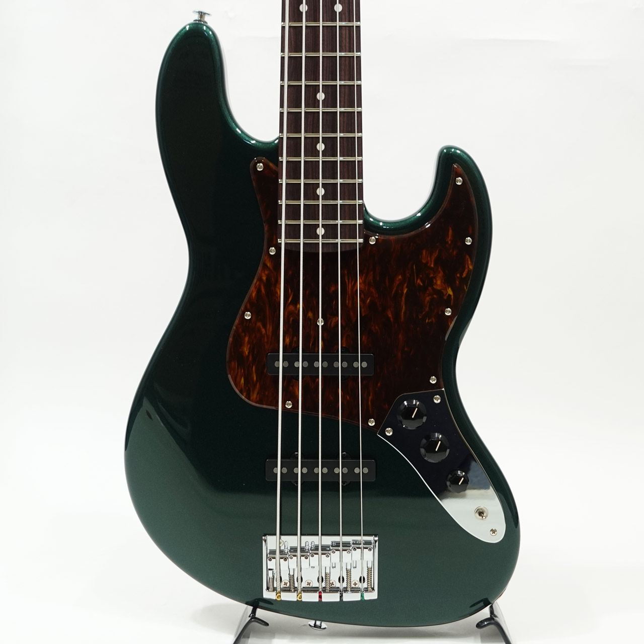 Black Smoker BETA-J5 XL Birds Eye Maple Neck / Old Green Metallic