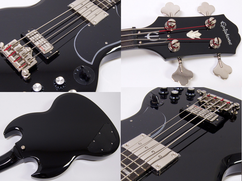 Epiphone ( エピフォン ) EB-3 Bass Ebony SGベース エレキベース by