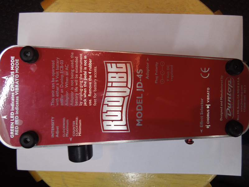 【貴重 ジムダンロップ ROTOVIBE JH-4S 初期物 動作品 ※難あり】 Jim Dunlop ROTOVIBE JH-4S 初期 ロトヴァイブ