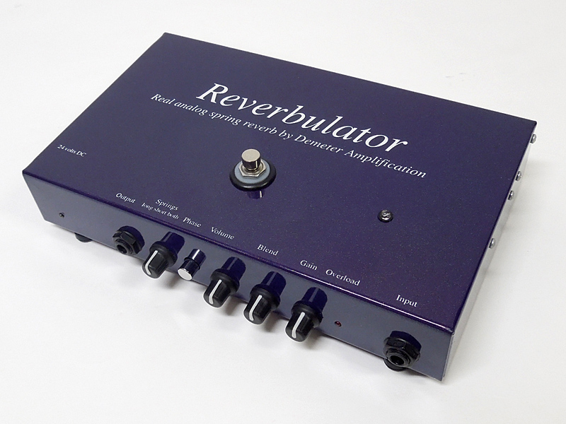 Demeter Amplification RRP-1 Real Spring Reverb Pedal < Used Demeter Amplification RRP-1 Real Spring Reverb Pedal < Used