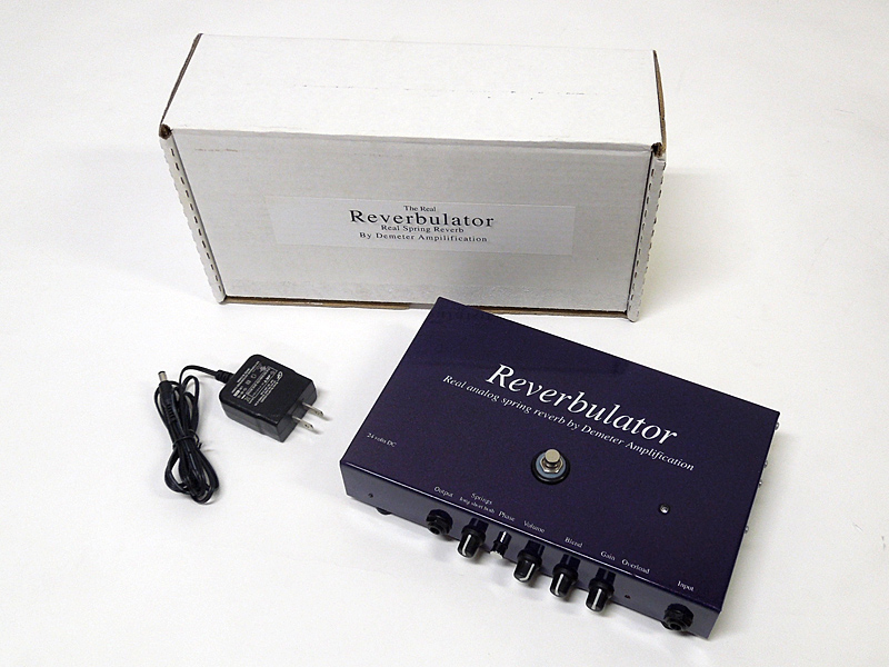 Demeter Amplification RRP-1 Real Spring Reverb Pedal < Used Demeter Amplification RRP-1 Real Spring Reverb Pedal < Used
