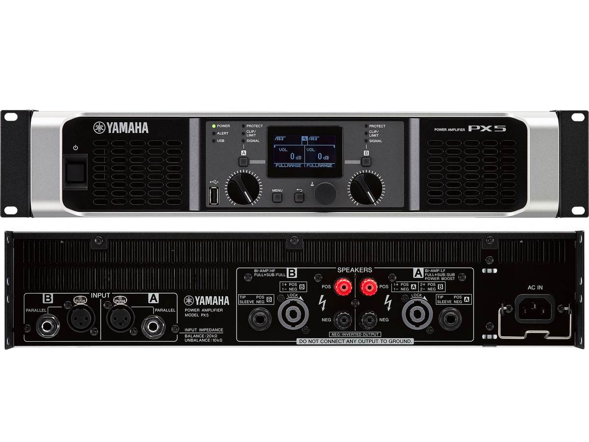 YAMAHA ( ヤマハ ) PX5 ◇ パワーアンプ ・500W+500W 8Ω 送料