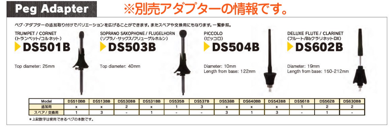 Hercules ( ハーキュレス ) DS530BB サックススタンド DS503B ソプラノサックス アダプター セット アルト テナー スタンド  Alto Tenor saxophone stand 北海道 沖縄 離島不可 | ワタナベ楽器店 ONLINE SHOP