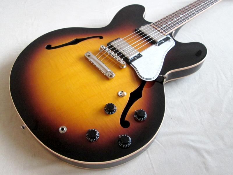 Gibson Memphis ES-335 Dot Figured Top (Vintage Sunburst) #11004704