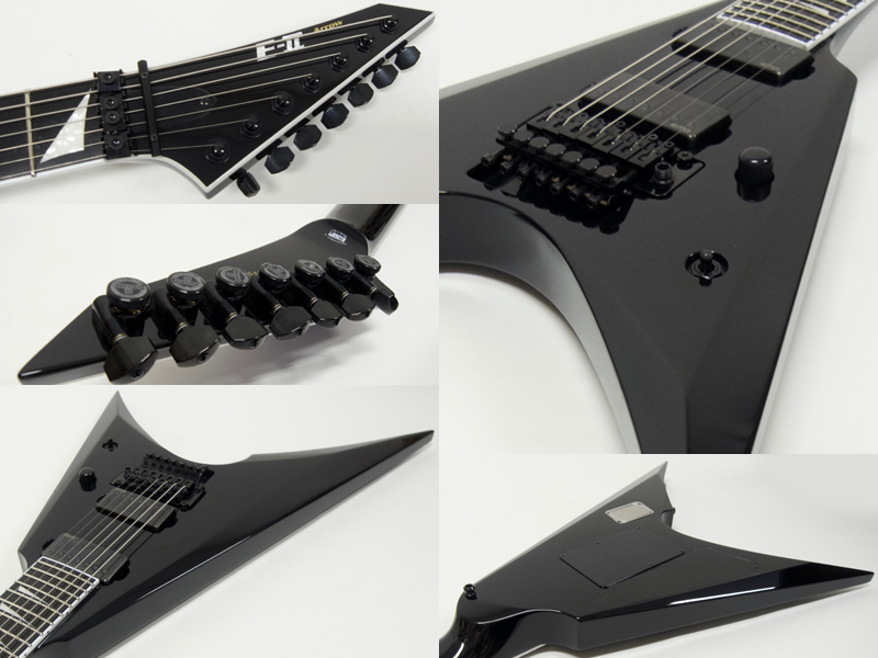 E-II ARROW-7(BLK) 【7弦 ギター アローセブン 】 送料無料