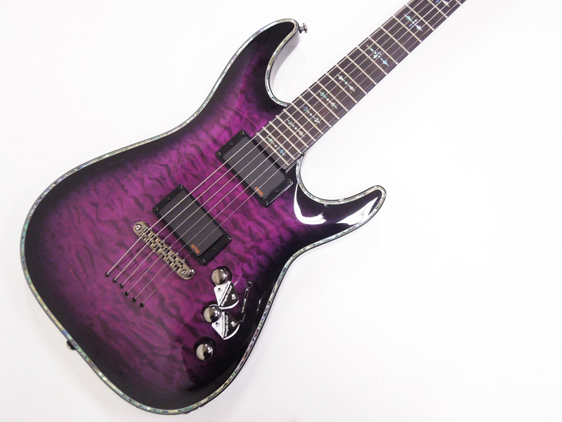 SCHECTER ( シェクター ) Hellraiser C-1 TRANS PURPLE BURST