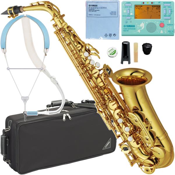 YAMAHA ( ヤマハ ) YAS-62 アルトサックス ラッカー 日本製 管楽器 Alto saxophone gold Vandorenマウスピース セット N　北海道 沖縄 離島不可