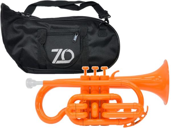 ZO ( ゼットオー ) コルネット CN-11 オレンジ 調整品 新品 アウトレット プラスチック 管楽器 cornet orange 楽器　北海道 沖縄 離島不可