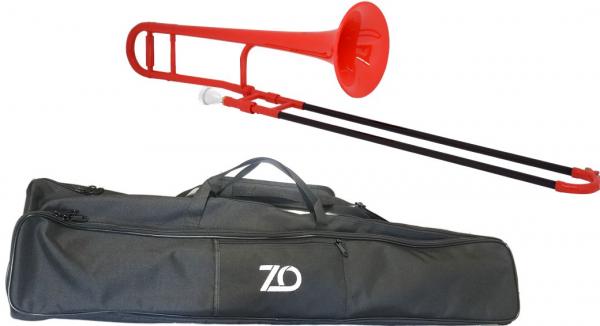 ZO ゼットオー TTB-01 テナートロンボーン レッド 細管 アウトレット プラスチック 管楽器 tenor trombone red　北海道 沖縄 離島不可