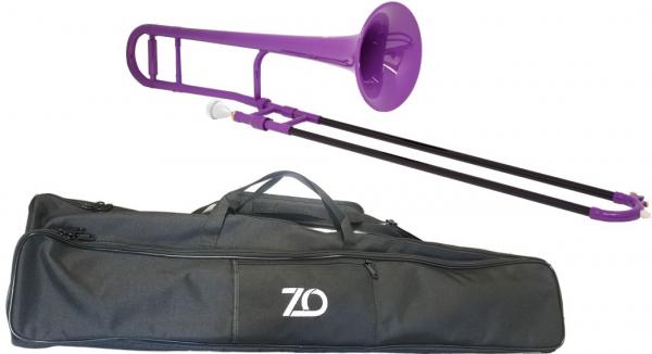 ZO ( ゼットオー ) TTB-04 テナートロンボーン パープル アウトレット プラスチック 細管 管楽器  tenor trombone purple　北海道 沖縄 離島不可