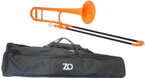 ZO ( ゼットオー ) TTB-11 テナートロンボーン オレンジ アウトレット プラスチック 細管 管楽器  tenor trombone orange　北海道 沖縄 離島不可