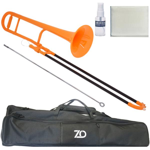 ZO ゼットオー TTB-11 テナートロンボーン オレンジ アウトレット プラスチック 細管 管楽器  tenor trombone orange セット B　北海道 沖縄 離島不可
