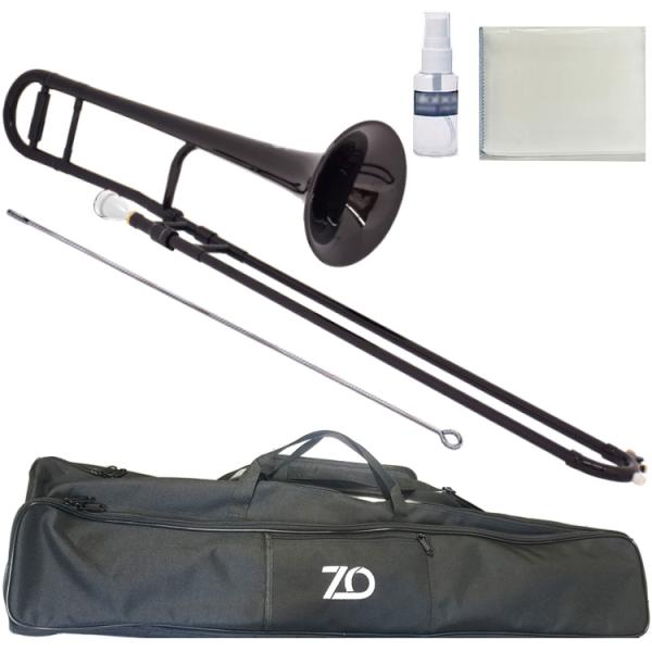 ZO ゼットオー トロンボーン TTB-05 ブラック アウトレット プラスチック 細管 テナートロンボーン tenor trombone black セット B　北海道 沖縄 離島不可 