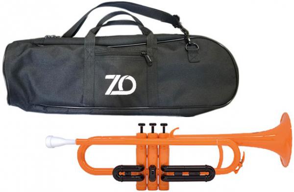 ZO ( ゼットオー ) トランペット TP-11BK オレンジ アウトレット プラスチック 樹脂製 管楽器 B♭ trumpet orange　北海道 沖縄 離島不可