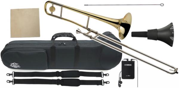 J Michael ( Jマイケル ) TB-480 トロンボーン 新品 アウトレット 細管 テナートロンボーン 管楽器  B♭ Tenor Trombone サイレントブラス SB5X セット A 北海道 沖縄 離島不可