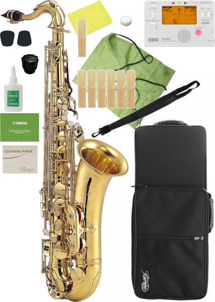 Kaerntner ( ケルントナー ) KTN-65 テナーサックス アウトレット KTN65 ラッカー ゴールド 管楽器 Tenor saxophone gold セット C　北海道 沖縄 離島 同梱不可