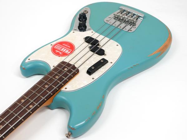 中古】Fender エレキベース JMJ Mustang Bass?, Faded Daphne