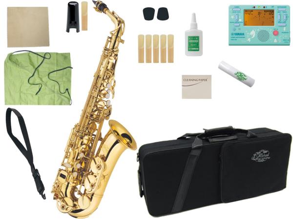 J Michael Jマイケル AL-500 アルトサックス ラッカー 管楽器 alto saxophones gold TDM-700DARL アリエル チューナー セット F　北海道 沖縄 離島不可 