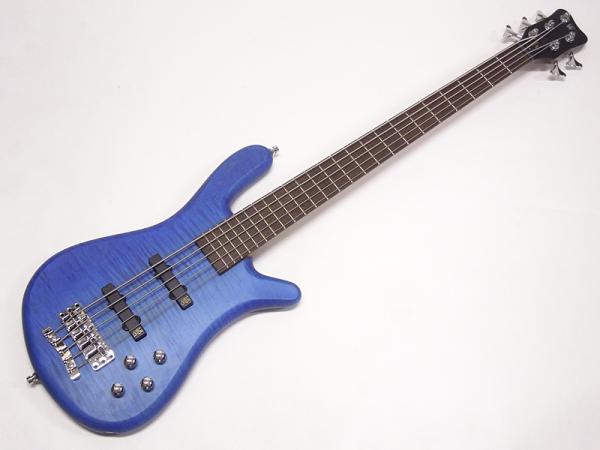Warwick ワーウィック Germany Team Built Streamer LX 5st Maple Top / Ocean Blue Transparent Satin