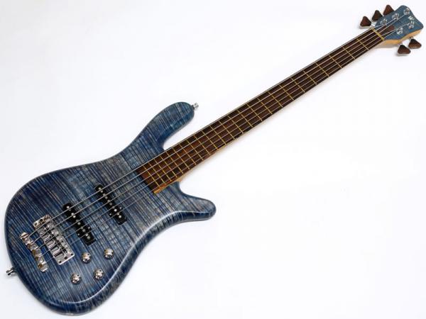 Warwick ( ワーウィック ) Custom Shop Streamer LX LTD 2015 5st / Bleached Ocean Blue Transparent Satin