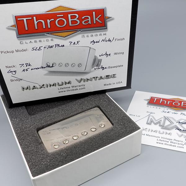ThroBak ( スローバック ) SLE-101 Plus MXV / Aged Nickel / Neck