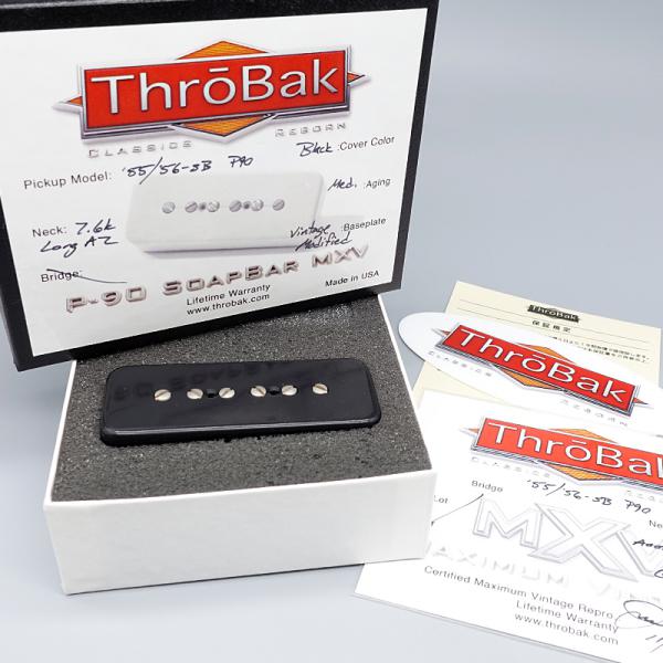 ThroBak スローバック 55/'56-SB P-90 MXV / Aged Black Cover / Neck