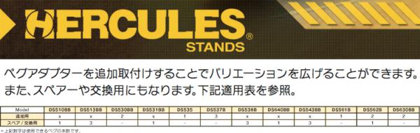最大89％オフ！ HERCULES スタンドピン アダプター フルート Bbクラリネット用 DS602B highart.com.eg