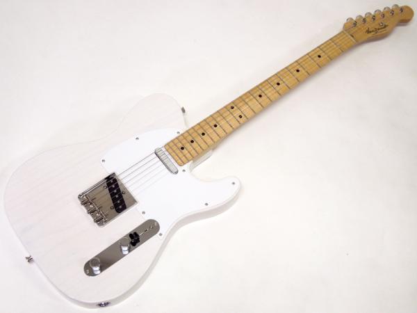Vanzandt ( ヴァンザント ) TLV-R1 Flame Neck LTD SPECIAL / See Through White / Maple FingerBoard #8162