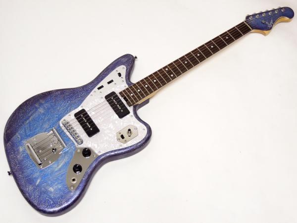 Sago ( Sago New Material Guitars ) W-JAG Special P-90 Light Weight Ash / See-through Glacier Flat < ワタナベ・オリジナル・オーダーモデル！ >