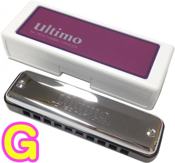 TOMBO トンボ 1810 ウルティモ G調 ブルースハープ 10穴 テンホールズ ハーモニカ No.1810 ULTIMO Blues Harmonica　北海道 沖縄 離島不可