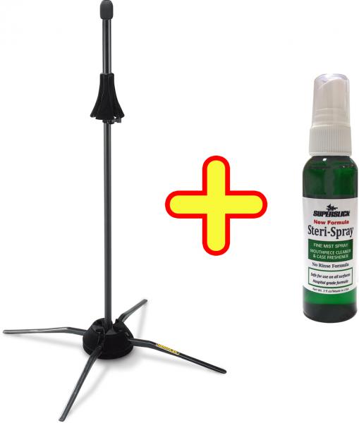 Hercules ハーキュレス DS420B トロンボーン スタンド マウスピースクリーナー セット テナー テナーバス トラベライト TravLite trombone stand　北海道 沖縄 離島不可 