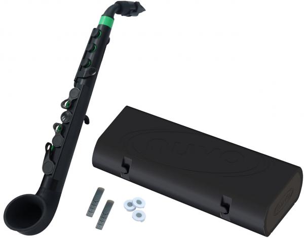 NUVO ヌーボ jSax 2.0 N520JBGN ブラック グリーン Jサックス プラスチック 管楽器 J サックス 初心者 練習用 リード楽器 黒色 緑色 Green　北海道 沖縄 離島不可