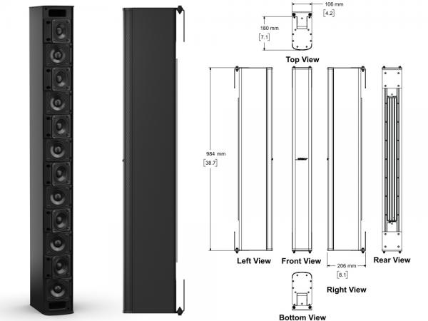 BOSE ボーズ MSA12X B / ブラック / 黒色 (1本) ◇ Panaray BOSE ボーズ MSA12X B / ブラック / 黒色 (1本) ◇ Panaray