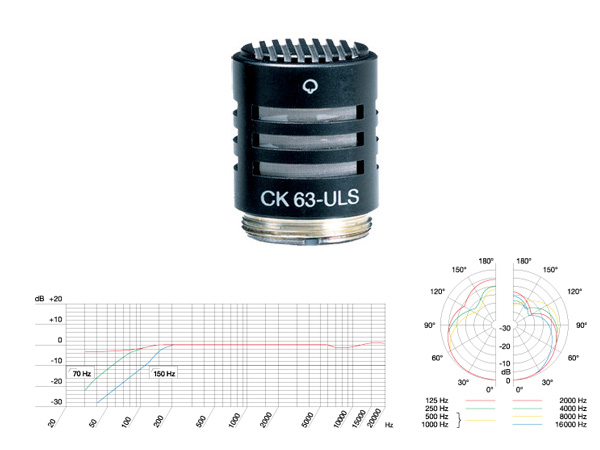 AKG ( エーケージー ) CK63-ULS ◆ コンデンサーマイク用カプセル