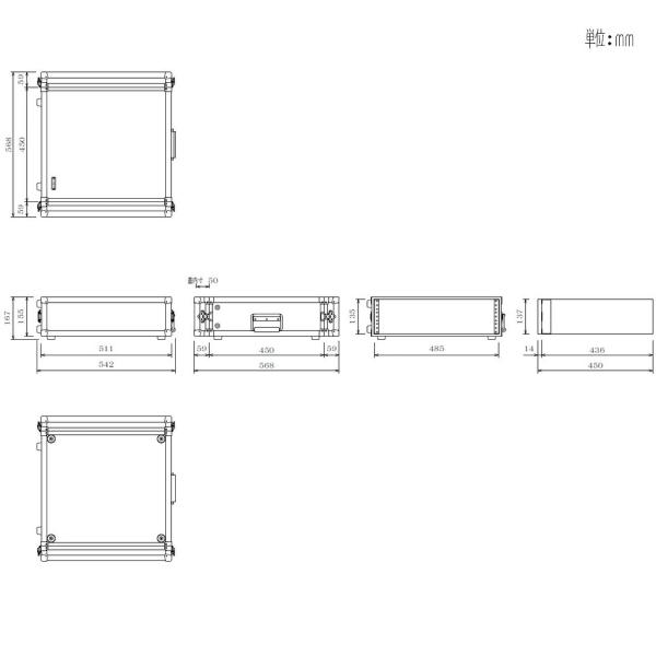 ARMOR アルモア 6U RACKCASE D450mm ARMOR アルモア 6U RACKCASE D360mm 黒 01ブラック ◇ ラックケース