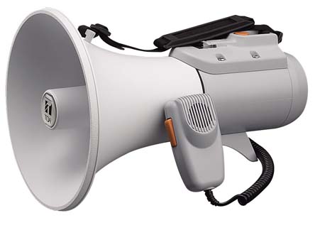 TOA ティーオーエー ER-2115W ◆ ショルダー型 コンパクトメガホン ・15W ・防滴