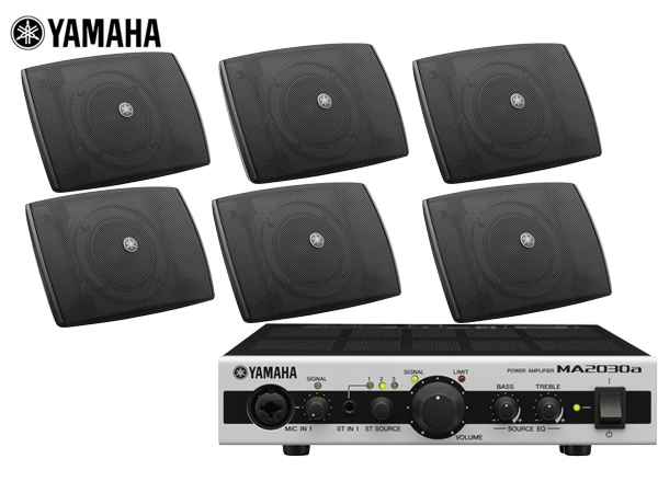 YAMAHA ヤマハ VXS3FT ブラック  (3ペア) 天井吊り下げ/壁面取付 Highセット（MA2030a） 