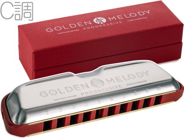 HOHNER HOHNER GOLDEN MELODY HARMONICA 10 TROUS C 