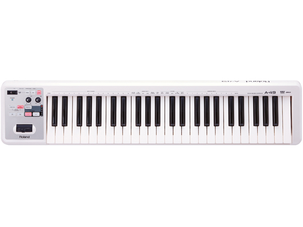 Roland A-49 MIDIキーボードコントローラー ホワイト Roland ローランド A-49 WHITE MIDI キーボード コントローラー