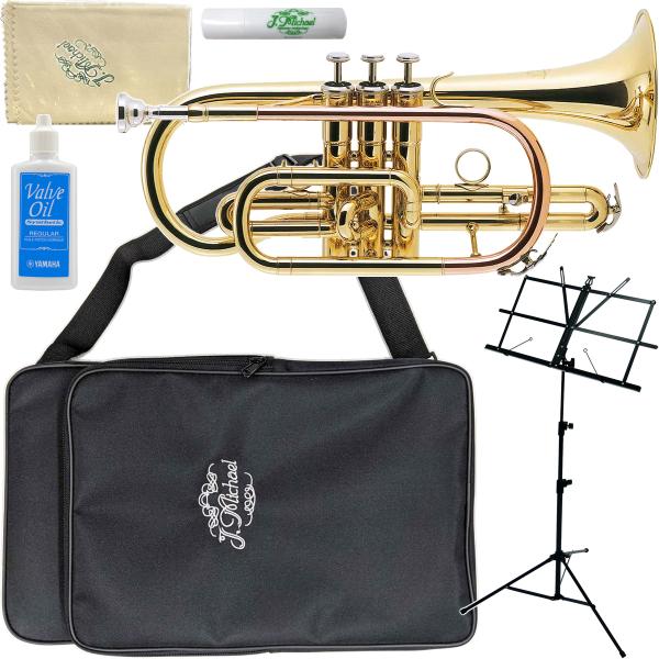 J Michael Jマイケル 3年保証 CT-420 コルネット ラッカー ゴールド ショート セットE　以下は対応不可 北海道 沖縄 離島 代引き 同梱