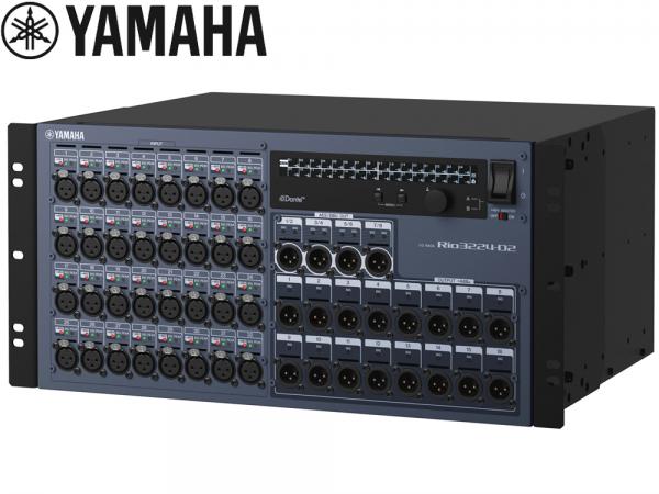 YAMAHA ( ヤマハ ) 【ご予約商品 3ヶ月予定】Rio3224-D2 ◆ Dante対応 I/O ラックアナログ32入力、16出力、AES/EBU 8出力を装備