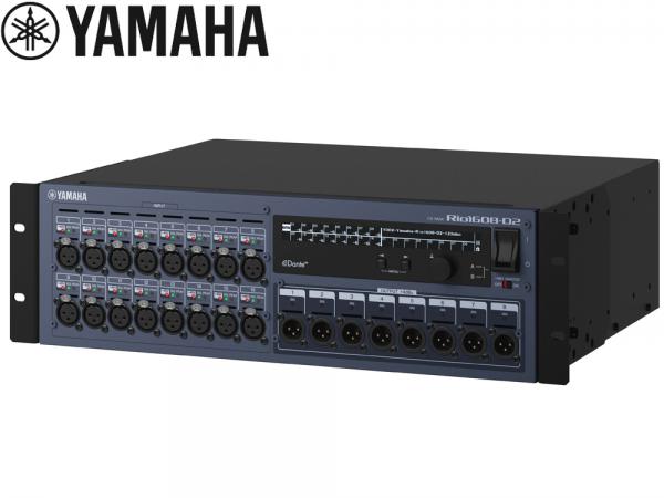 YAMAHA ( ヤマハ ) Rio1608-D2 ◆ Dante対応 I/O ラック アナログ16入力、8出力、AES/EBU 8出力を装備