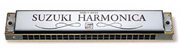 SUZUKI スズキ Dm SUA-23 23穴 複音ハーモニカ スタンダード トレモロ ハーモニカ 樹脂ボディ 日本製  ハープ Dマイナー