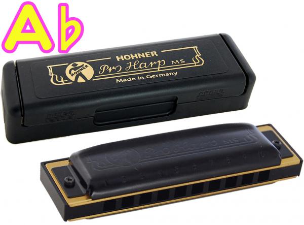 HOHNER ( ホーナー ) プロハープ A♭　562/20 10穴 ハーモニカ Pro Harp MS ブルースハープ テンホールズ ハーモニカ ブラック 樹脂ボディ　北海道 沖縄 離島不可