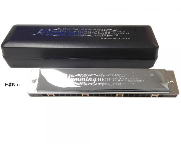 SUZUKI スズキ SU-21W F♯Nm F♯ ナチュラルマイナー 複音ハーモニカ 21穴 高級ハミング 日本製 ダブルリード トレモロ ハーモニカ 楽器 Harmonica 